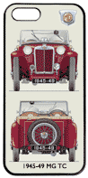 MG TC 1945-49 Phone Cover Vertical